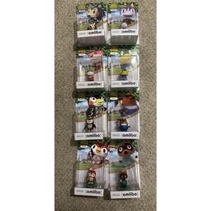 Animal Crossing New Horizons & Festival 8 Lot Amiibo Amiibos New In Box